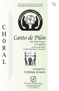 Canto de Pilon SAB choral sheet music cover Thumbnail